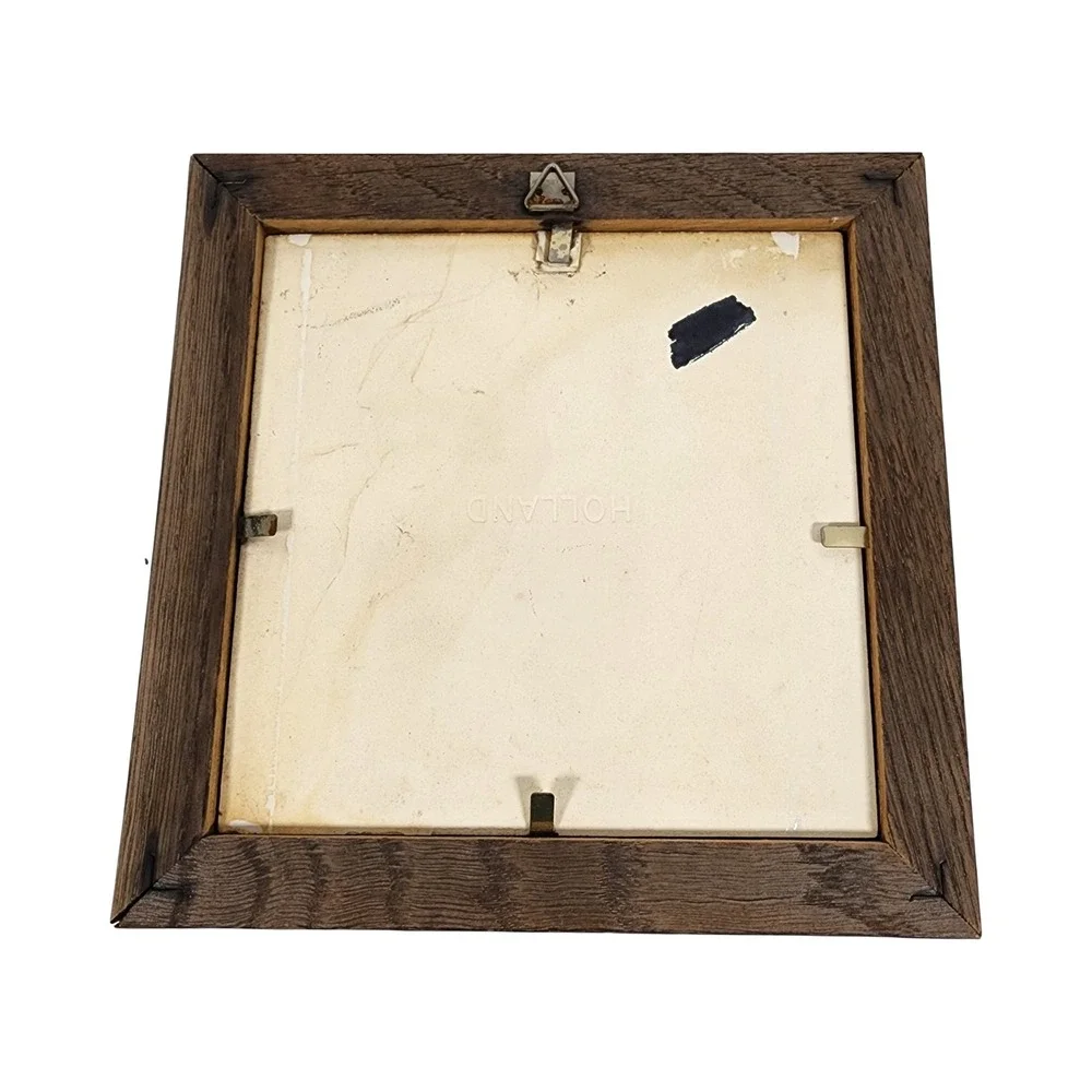 Delft framed blue